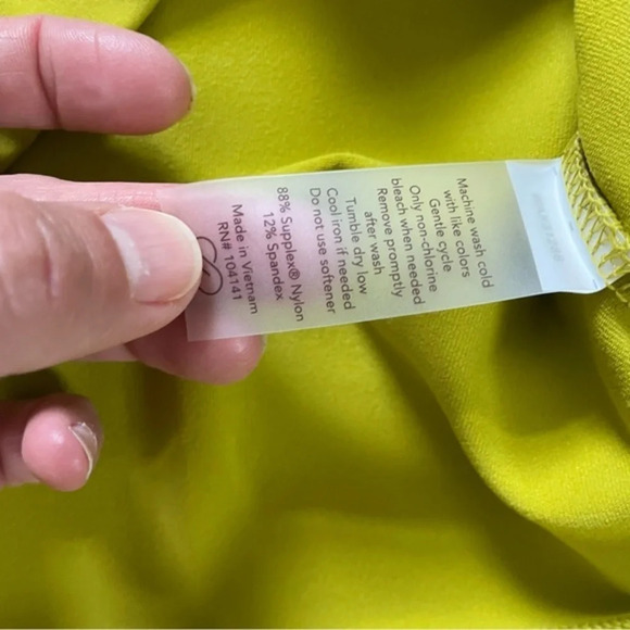 New Calia Essentials Fitness Tank Top XXL Chartreuse - Picture 4 of 8